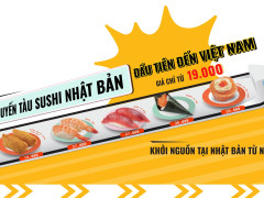 Genki Sushi mang tàu sushi đến Sài Gòn