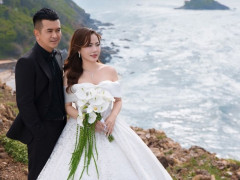 Hùng Thuận tung ảnh cưới lãng mạn bên vợ mới