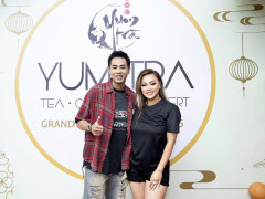 Ca sĩ Khải Đăng dự khai trương YUM TRÀ tại Sài Gòn