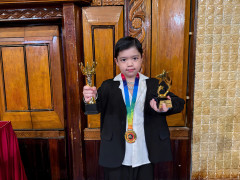 Nguyễn Minh Triết - Thần đồng lớp 1 Việt Nam giành danh hiệu Legendary quốc tế