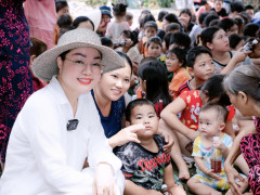 Hoa hậu Hoàng Thanh Nga lan tỏa yêu thương cộng đồng