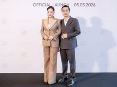 Hoa hậu Hoàng Thanh Nga sánh bước cùng ông xã