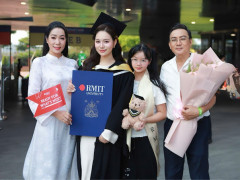 Con gái NSND Trịnh Kim Chi nhận bằng Tốt nghiệp 