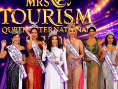 Vân Phạm đăng quang Mrs Tourism Queen International 2026
