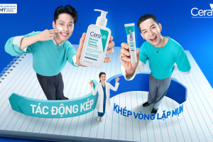 Cerave ra mắt bộ sản phẩm trị mụn mới