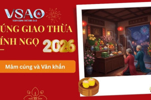 Cúng Giao Thừa như thế nào để năm 2026 giàu vật vã?