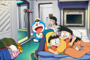 Doraemon Nobita trở lại lâu đài đáy biển
