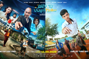 Thu Trang, Tiến Luật gây tò mò với Quý Tử Vượt Giàu